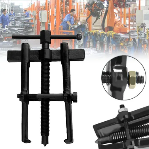 Screwdriver ! Two-Inch Two-Claw Puller, Puller Jaw Tool Bearing Mechanics Remover Small Gear 2 Two Leg Pulley Tools and Home Improvement, include 1X 2-Inch 2-Claw Puller Black