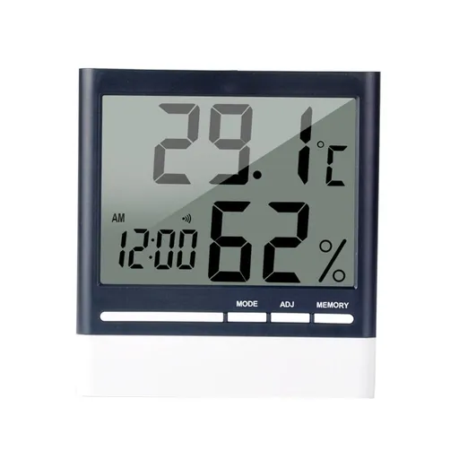 Compact Digital Humidity Meter 1Pcs For Office Use 9.6x9.6x2.4in