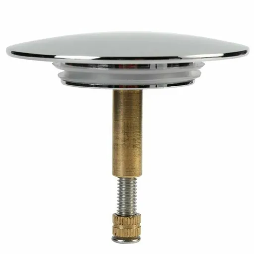 Sink Drain Plug Stopper, Push Pop-Up Click Clack Plug Stopper, Brass Pop-Up Stopper, Drain Stopper for Kitchen Bathroom Washbasin