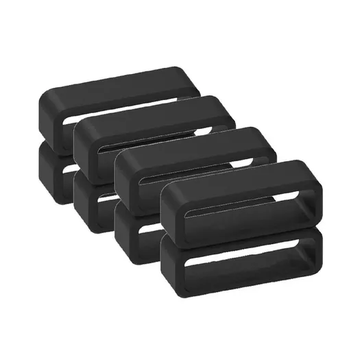 4/8pcs Watch Silicone Gel Ring Bracelet Rubber Bands for Men Women Fashion - 22mm-8pcs