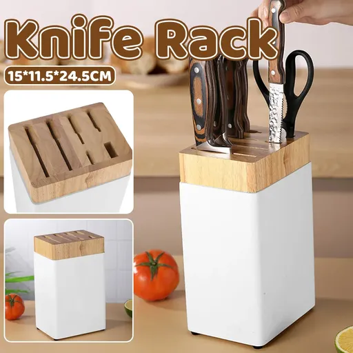 Household Multi Functional Kitchen Knife Storage Rack Knife Block Holder Chef