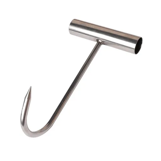 Stainless Steel Meat Hook - T-Shaped Butcher's Hook for Easy Processing,T-Handle Boning Hooks,Great Hook for The Home-butcher
