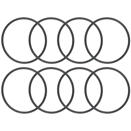 (8-Pack) Salt Cell O-Ring Compatible with Hayward GLX-Cell-Union Buna-N for Turbo Cell Salt Chlorination Cell Union - Aftermarket T-Cell Union O-Rings
