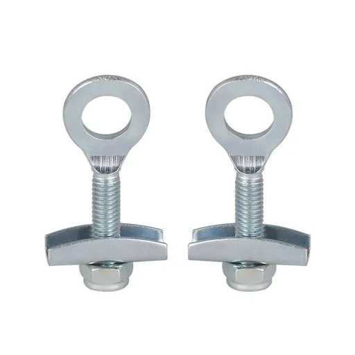 2PCS Bicycle Chain Adjuster Adjustable Chain Buckle Bicycle Wheel Fixing Button Zipper Chain Tensioner Chain Adjuster Suitable