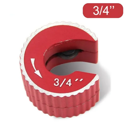 Mini Pipe Cutter Tool with Copper Aluminum PVC Tube Cutting for Plumbing Repair and Small Hardware Fabrication Tasks (CT-112AL(3/4"))