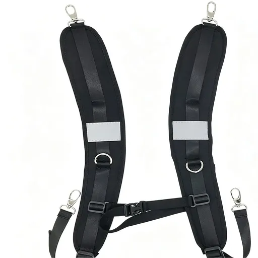 1 pcs Backpack Waterproof Replacement Shoulder Strap with Adjustable Belt for Shoulder Bag Backpack Black