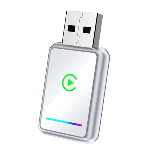 2-in-1 Wireless CarPlay Adapter USB Dongle for CarPlay & Android Auto