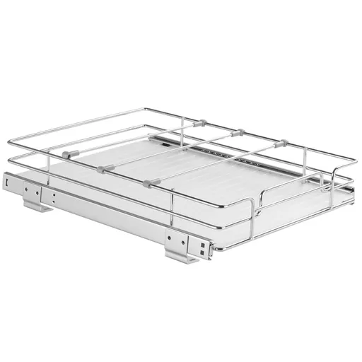 Pull Out Cabinet Under Sink Organizer 11.5 x 16.5 Inch Wire Drawer Basket