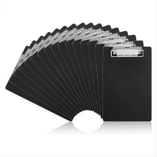 16 Pack Small Clipboards 6 X 9 Inch Mini with Pen Holder Clip A5 Memo Clipboard