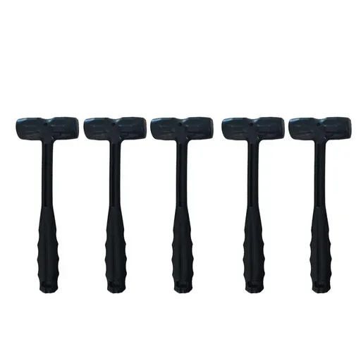 Portable Mini Plastic Hammer for Furniture Assembly and Decorative Use - Black