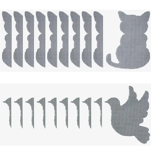 Door Window Screen Repair Patches,Fiberglass Mesh Screen Door Repair Kit,Strong Adhesive Window （20pcs）