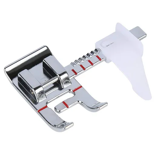 Adjustable Guide Sewing Machine Presser Foot Fits Low Shank Domestic Sewing Machine, Snap On Brother, Babylock, Singer