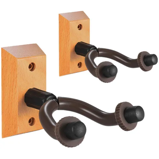 Guitar Wall Mount Guitar Hanger Wall Hook Holder Stand Display with Screws - Easy to Install - Fits All Size Guitars, Bass