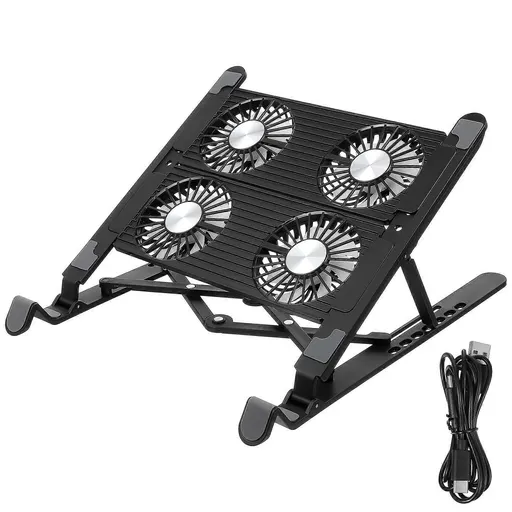 Laptop Cooling Pad with Fan, Portable Desk Stand