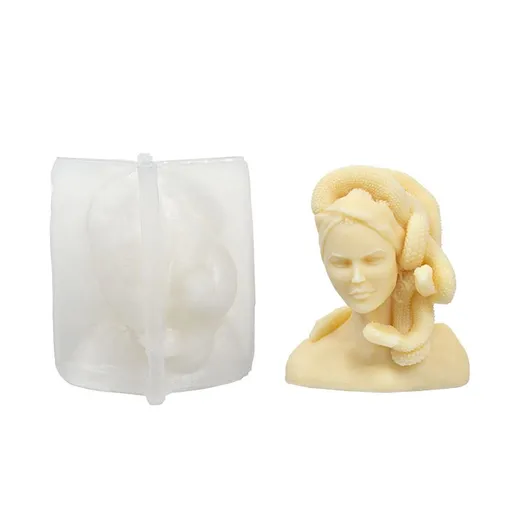 Candle Mold，Resin Molds Candle Molds Silicone Candle Making Kit Soap Molds for Cake Mousse Ice Cream Clay DIY Artcraft Gift