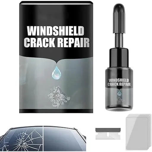 Crack Fix Pro Windshield Repair, Car Windshield Crack Repair Fluid, Automotive Glass Repair Fluid, Quick Fix Windshield & Glass Repair Tools for Chips and Cracks
