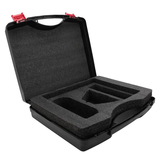 Water Resistant Satellite Hard Case for Adapter Cable Kickstand Power Supply Accessories Travel Handle Case for Outdoor Camping Car RV Boat Trips