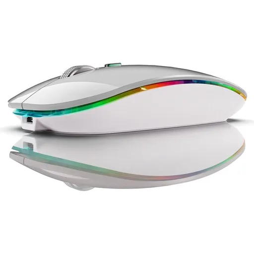 Jiggler Anti-Hibernate Optical Wireless Mouse, Matte Black