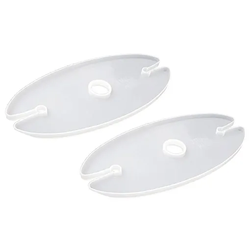 2-Pack Epoxy Resin Tray Molds with Transparent Silicone Stackable Wine Rack Design for Crafts