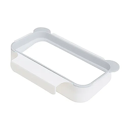 Trash Bin，Hanging Cabinet Trash Can Trash can Shelf 1pc Kitchen Cabinet Door Basket Hanging Trash Can Waste Bin Bag Holder White