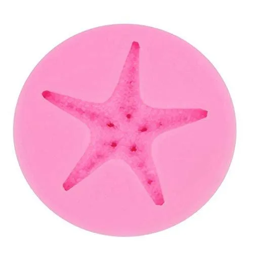 Starfish Shell Silicone Molds Cake Candy Cake Decoration Tools DIY Creative Chocolate Mold Molds for soap making