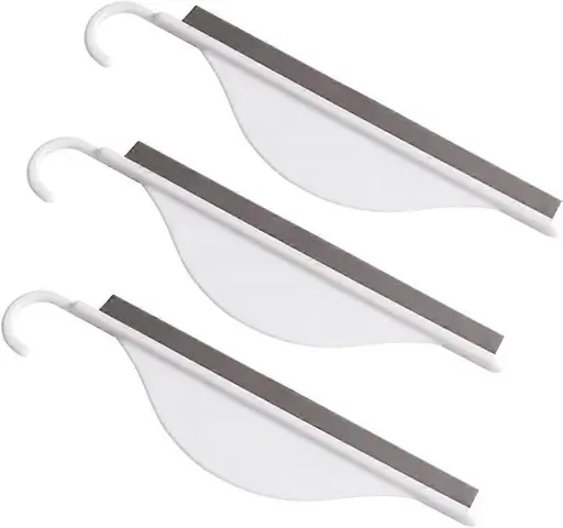 3pcs Silicone Shower Squeegee Set, Glass & Mirror Bathroom Cleaners
