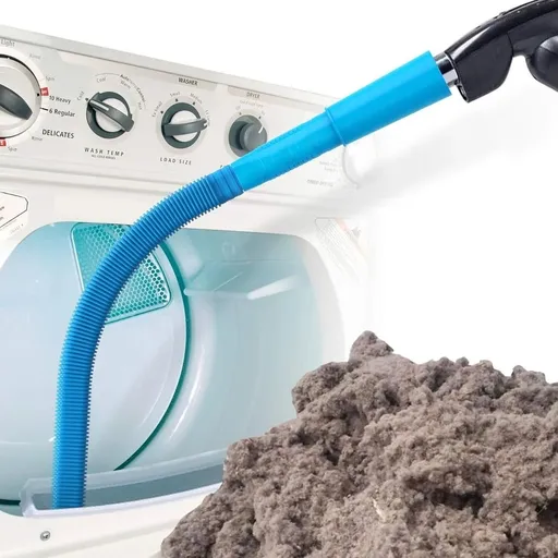Dryer Vent Cleaner Kit Vacuum e Attachment Brush, Lint Remover, Dryer Vent Vacuum e, Blue