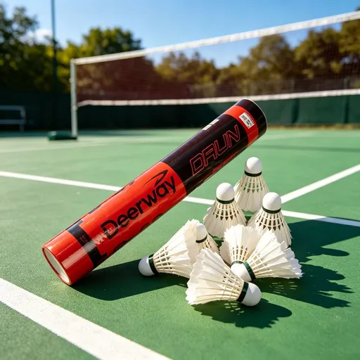 Deerway, badminton shuttlecocks, full round shuttlecocks, 12 pack shuttlecocks, indoor badminton shuttlecocks, outdoor badminton shuttlecocks, durable shuttlecocks, stable flight shuttlecocks, badminton training equipment, Australia badminton gear -