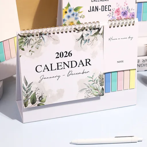 2026 Desk Calendar - 8x10 inch Desk Calendar 2026-2027, 12 Months Desk Calendar Runs From January 2026 To December 2026, Exquisite Desk Calendar 2026 L