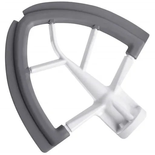 Tilt-Head Stand Mixer,4.5-5 Quart Flat Beater Paddle with Flexible Silicone Edges Bowl Scraper,White