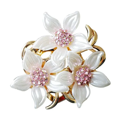 Brooch Pin for Women and Girls Stylish Flowers Brooch with Created Crystal | Brooches and Pins for Women | Flower Brooch