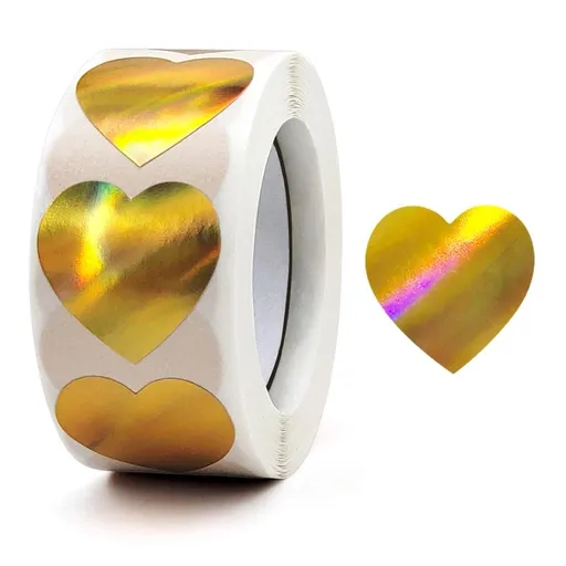 3 different colored heart-shaped stickers,Love Shape Labels, Self-Adhesive Heart Stickers for Mother’s Day, Valentine's Day（1500）