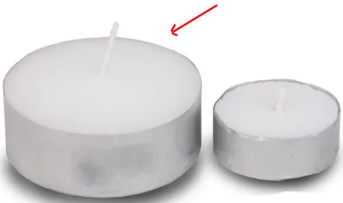 Wholesale Lot Large Tealight Candles 6cm Wide in silver foil cup 200 in a pack - Party Event Wedding BBQ Dinner Romantic Ambience Decor