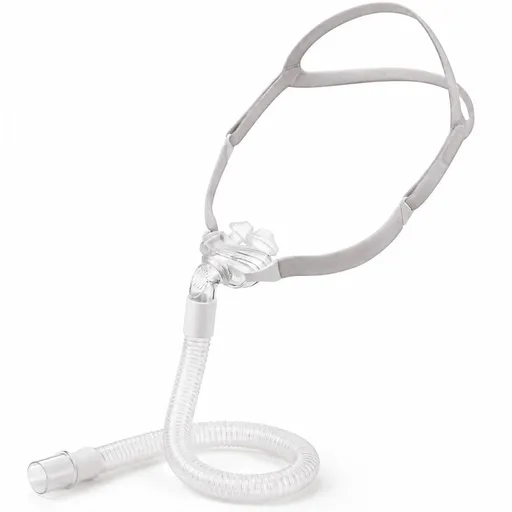 Yuwell Nasal CPAP Pillow Mask, Intranasal, Soft Pillow CPAP Mask, S/M/L, 22mm 360 Degree Pivot, Short No Crimp Tube