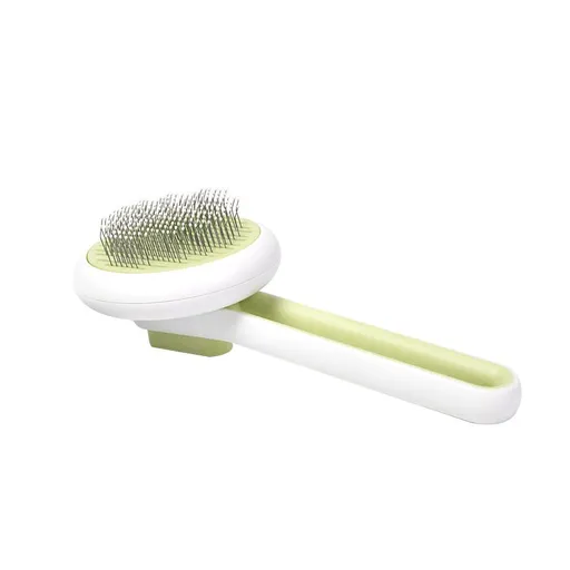 Cat Brush for Shedding and Grooming, Cat Brush with Release Button, Self Cleaning Brush for Short or Long Haired Cats/Dogs