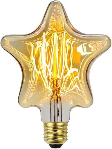 Star Shaped Vintage Edison LED Decorative Art Bulb