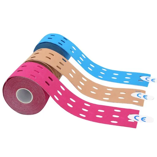 Waterproof Kinesiology Tape-4 Rolls | Elastic Athletic Tape for Joints Support & Muscle Pain Relief,Latex Free Cotton Sport Tape
