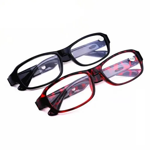 Reading Glasses +1.0 - +6.0 Strength Optical Lenses Glasses Eyewear Fashion New Black (100 degrees)