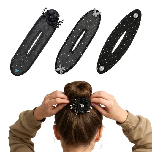 Bun Maker, 2026 New Lazy Hair Rollers, French Hairstyle Twister, Hair Accessories for Women Thick Long Hair (5)