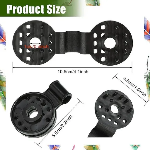 30 Pieces Round Shade Cloth Plastic Clips Sunshade Net Fixing Clip Attachment and Placement for Sun Shade Net Anti