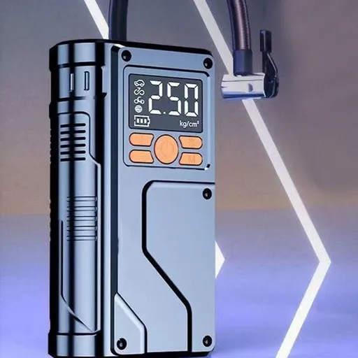 Cordless Tire Inflator Efficient Portable Electric Tires Pump with Digital Display Screen for Car Bike Motorcycle