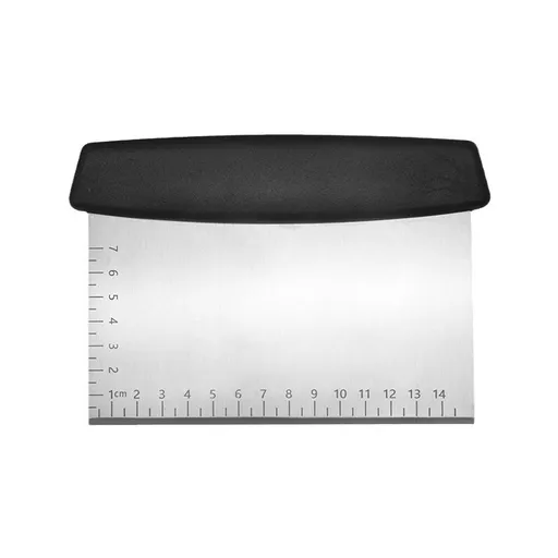 Multi-Purpose Stainless Steel Dough Scraper/Chopper/Cutter with Measuring Scale for Cutting Dough Cake, Pizza Pastry Bread