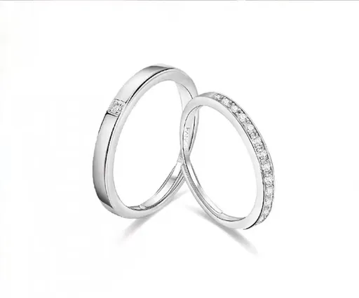 Fang qi Copper Mobius Ring for Couple Wonderful A pair