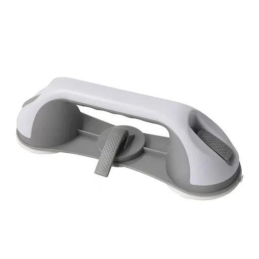 Heavy Duty Shower Handle Removable Bath Handrails for Seniors and Elderly, Bathroom Safety Grip No Drilling Waterproof,（WhiteGrey）1 piece