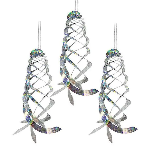 Reflective Bird Deterrent Spinners - Effective Garden Protection - 3PCS