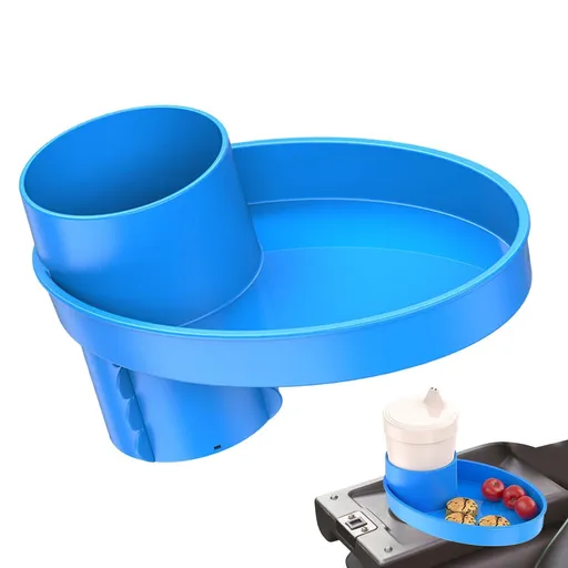 My Travel Tray Oval, Extend Your Current Cup Holder to Hold a Cup Plus A Tray for Snacks, Toys and Accessories