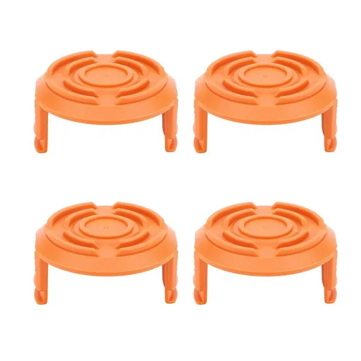 4 Pack Trimmer Replacement Spool Cap Covers, Weed Eater Cap, Weeder Accessories working life since made of Premium ABS Material
