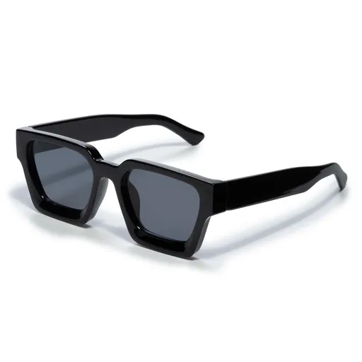 Lunettes de soleil carrées - Lunettes de soleil pour femmes - Lunettes Festival - Lunettes Rave - Lunettes - Monture épaisse - Black