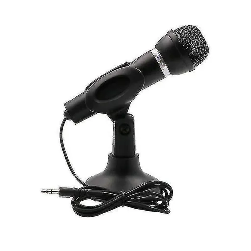 USB Desktop Microphone - Condenser Mic with Stand for PC or Podcast