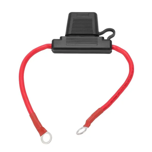 Inline Holder 8AWG Fuse Holder, Waterproof Fuse Holder for 12-24V Vehicle Ship